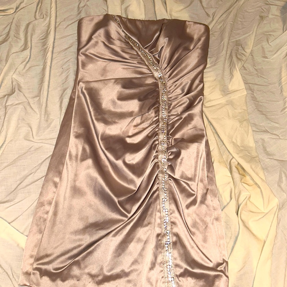 fancy strapless dress